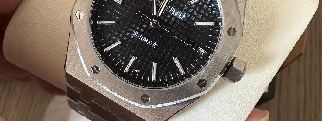 A Royal oak 41 silver/black AU0017