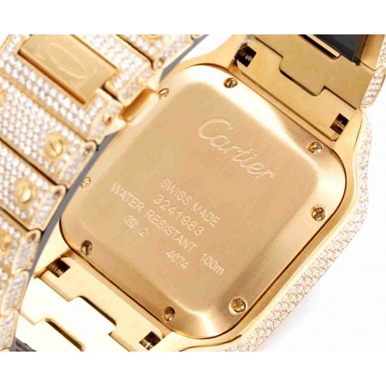 CARTIER Santos (Moissanite) Watch CARTIER Santos (Moissanite) Watch