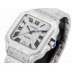 CARTIER      Santos (Moissanite) Watch