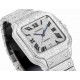CARTIER      Santos (Moissanite) Watch