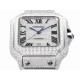 CARTIER      Santos (Moissanite) Watch