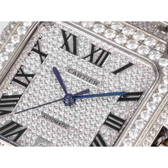 CARTIER      Santos (Moissanite) Watch