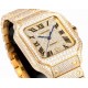 CARTIER      Santos (Moissanite) Watch