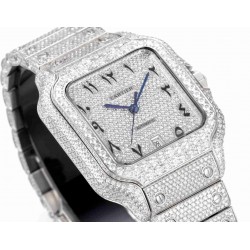 CARTIER      Santos (Moissanite) Watch