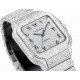 CARTIER      Santos (Moissanite) Watch