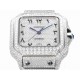CARTIER      Santos (Moissanite) Watch
