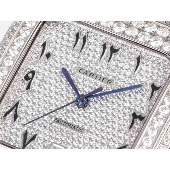CARTIER      Santos (Moissanite) Watch
