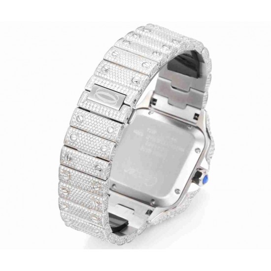 CARTIER      Santos (Moissanite) Watch