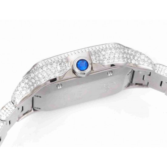 CARTIER      Santos (Moissanite) Watch
