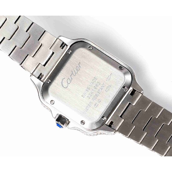 CARTIER     Santos (Moissanite) Watch