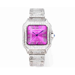 CARTIER     Santos (Moissanite) Watch