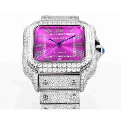 CARTIER     Santos (Moissanite) Watch