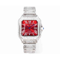 CARTIER     Santos (Moissanite) Watch