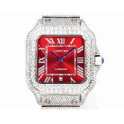 CARTIER     Santos (Moissanite) Watch