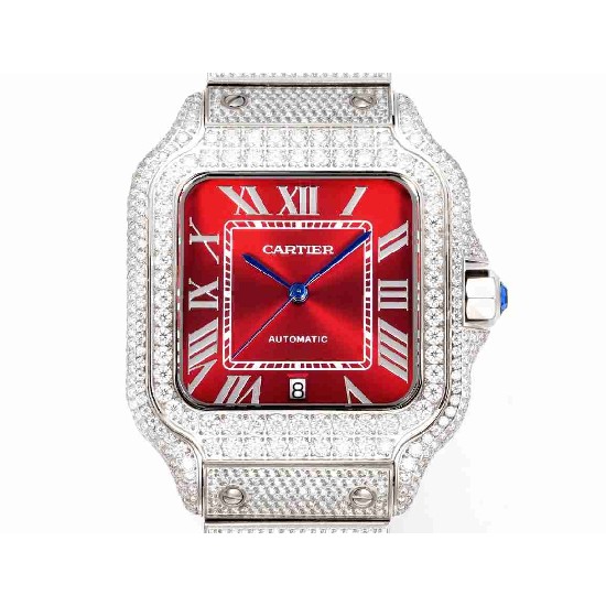 CARTIER     Santos (Moissanite) Watch