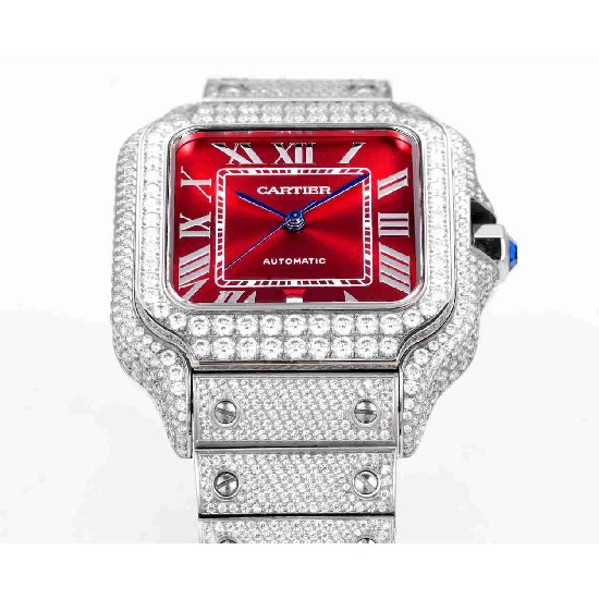 CARTIER     Santos (Moissanite) Watch