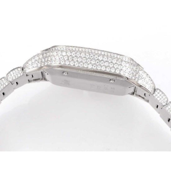 CARTIER     Santos (Moissanite) Watch