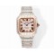 CARTIER    Santos (Moissanite) Watch