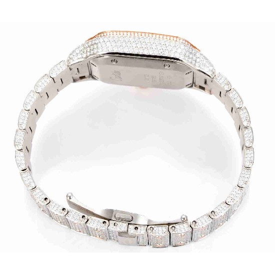 CARTIER     Santos (Moissanite) Watch