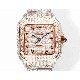 CARTIER     Santos (Moissanite) Watch