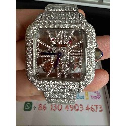 CARTIER      Santos (Moissanite) Watch