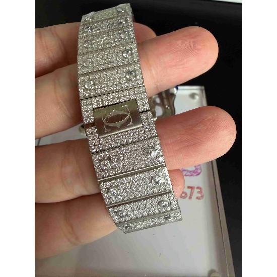 CARTIER      Santos (Moissanite) Watch