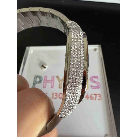 CARTIER      Santos (Moissanite) Watch