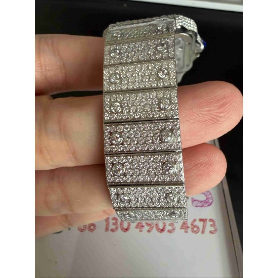 CARTIER      Santos (Moissanite) Watch