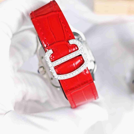 CARTIER     Santos (Moissanite) Watch