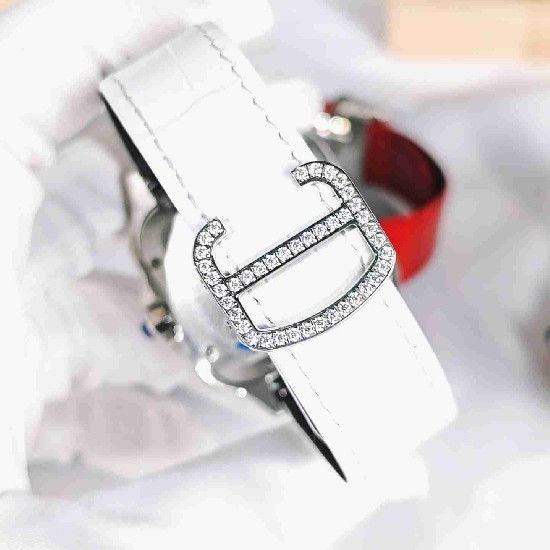 CARTIER     Santos (Moissanite) Watch