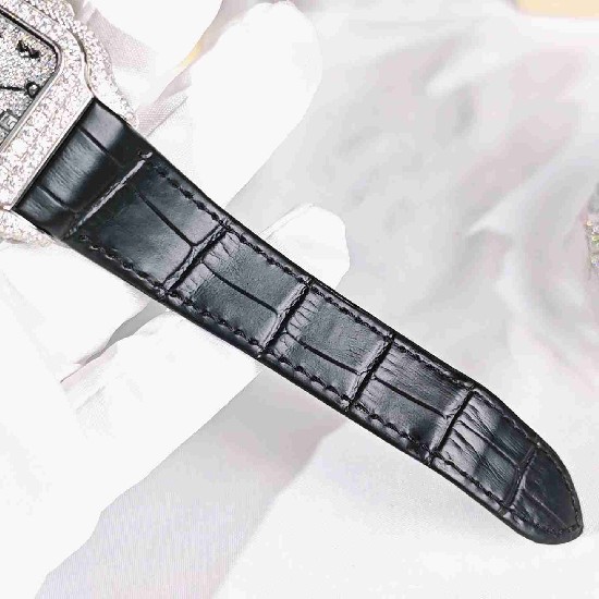 CARTIER     Santos (Moissanite) Watch
