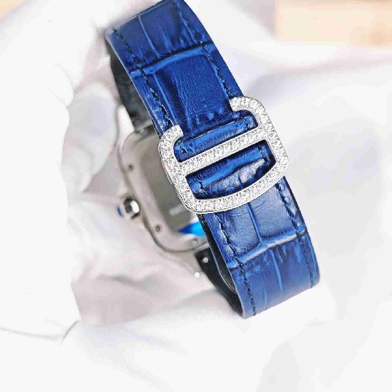 CARTIER     Santos (Moissanite) Watch