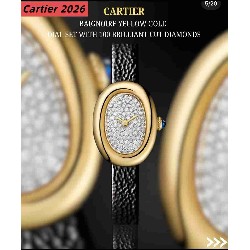 CARTIER  Baignoire  CA0639 （Moissanite）