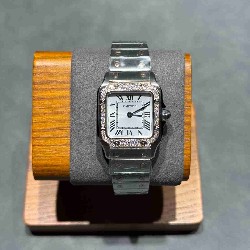 CARTIER     Santos (small) CA0643 (Moissanite)