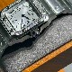 CARTIER     Santos (small) CA0644 (Moissanite)