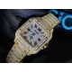 CARTIER    Santos (Moissanite) Watch