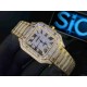 CARTIER    Santos (Moissanite) Watch
