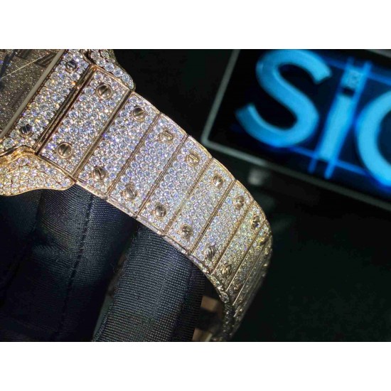 CARTIER    Santos (Moissanite) Watch