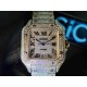 CARTIER    Santos (Moissanite) Watch