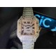 CARTIER    Santos (Moissanite) Watch