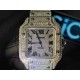CARTIER    Santos (Moissanite) Watch