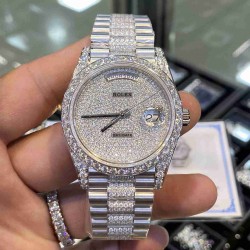 ROLEX Moissanite Watch