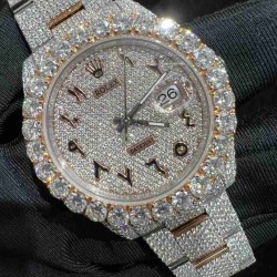 ROLEX Moissanite Watch