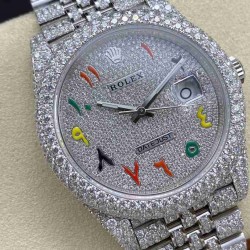 ROLEX Moissanite Watch