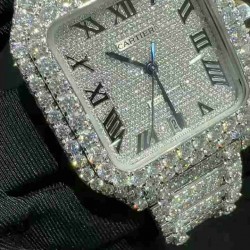 Cartier SANTOS (Moissanite) Watch