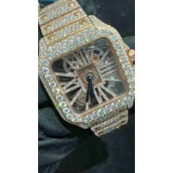 Cartier SANTOS (Moissanite) Watch