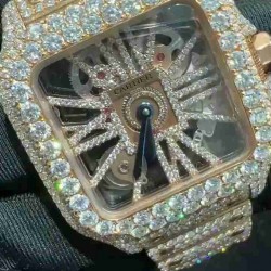 Cartier SANTOS (Moissanite) Watch