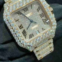 Cartier SANTOS (Moissanite) Watch