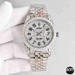 Rolex  Date Just 41 (Moissanite) Watch