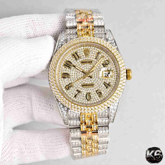 Rolex  Date Just 41 (Moissanite) Watch